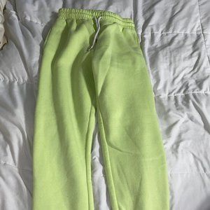 Forever 21: Lime Green Sweatpants
